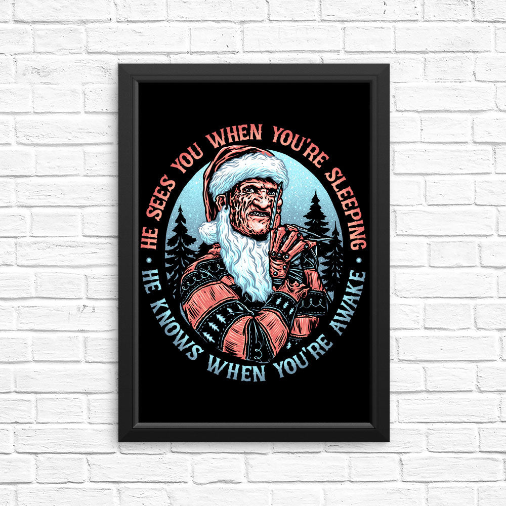 Nightmare Santa - Posters & Prints