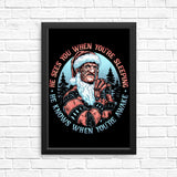 Nightmare Santa - Posters & Prints