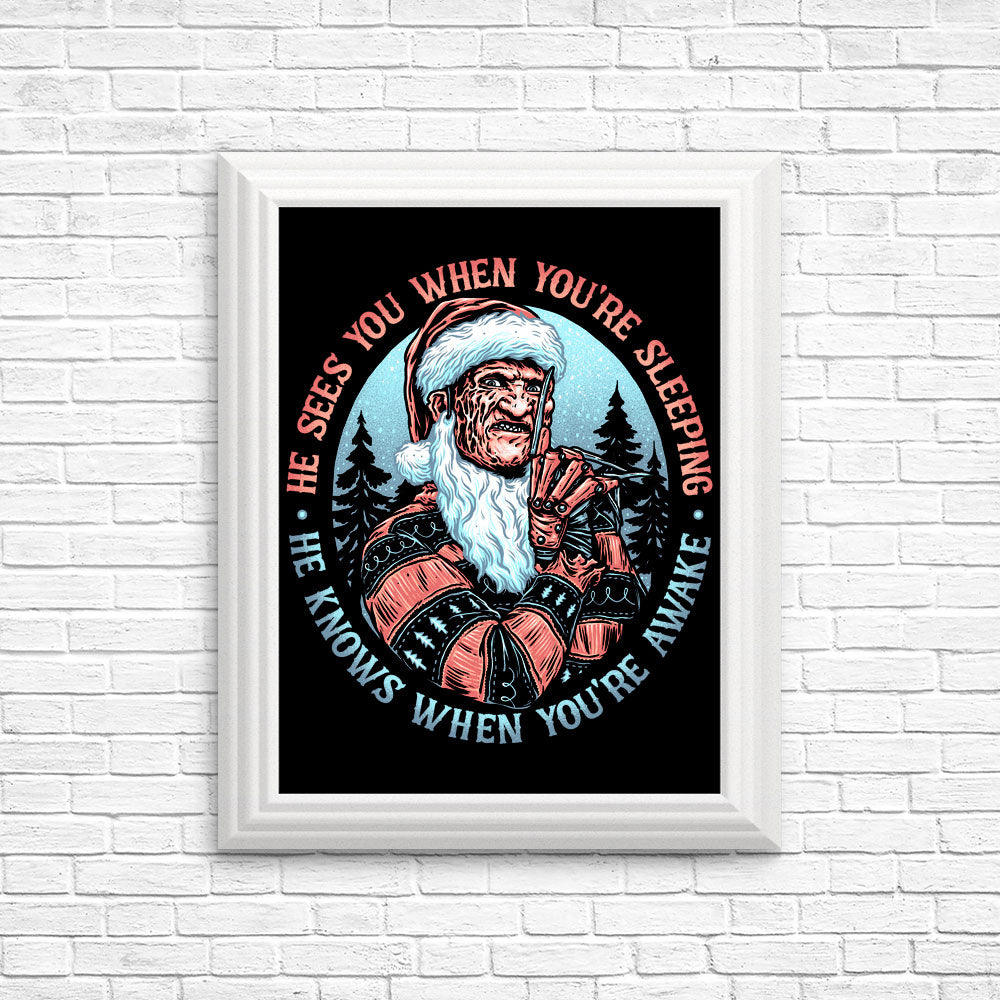 Nightmare Santa - Posters & Prints