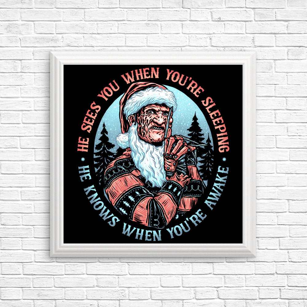 Nightmare Santa - Posters & Prints