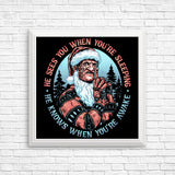 Nightmare Santa - Posters & Prints