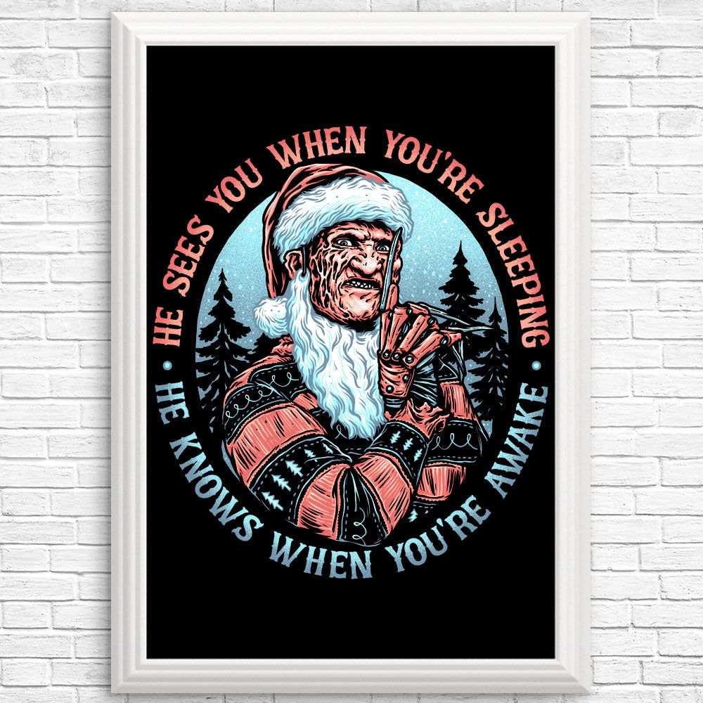 Nightmare Santa - Posters & Prints
