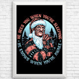 Nightmare Santa - Posters & Prints