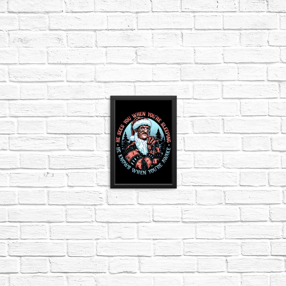 Nightmare Santa - Posters & Prints