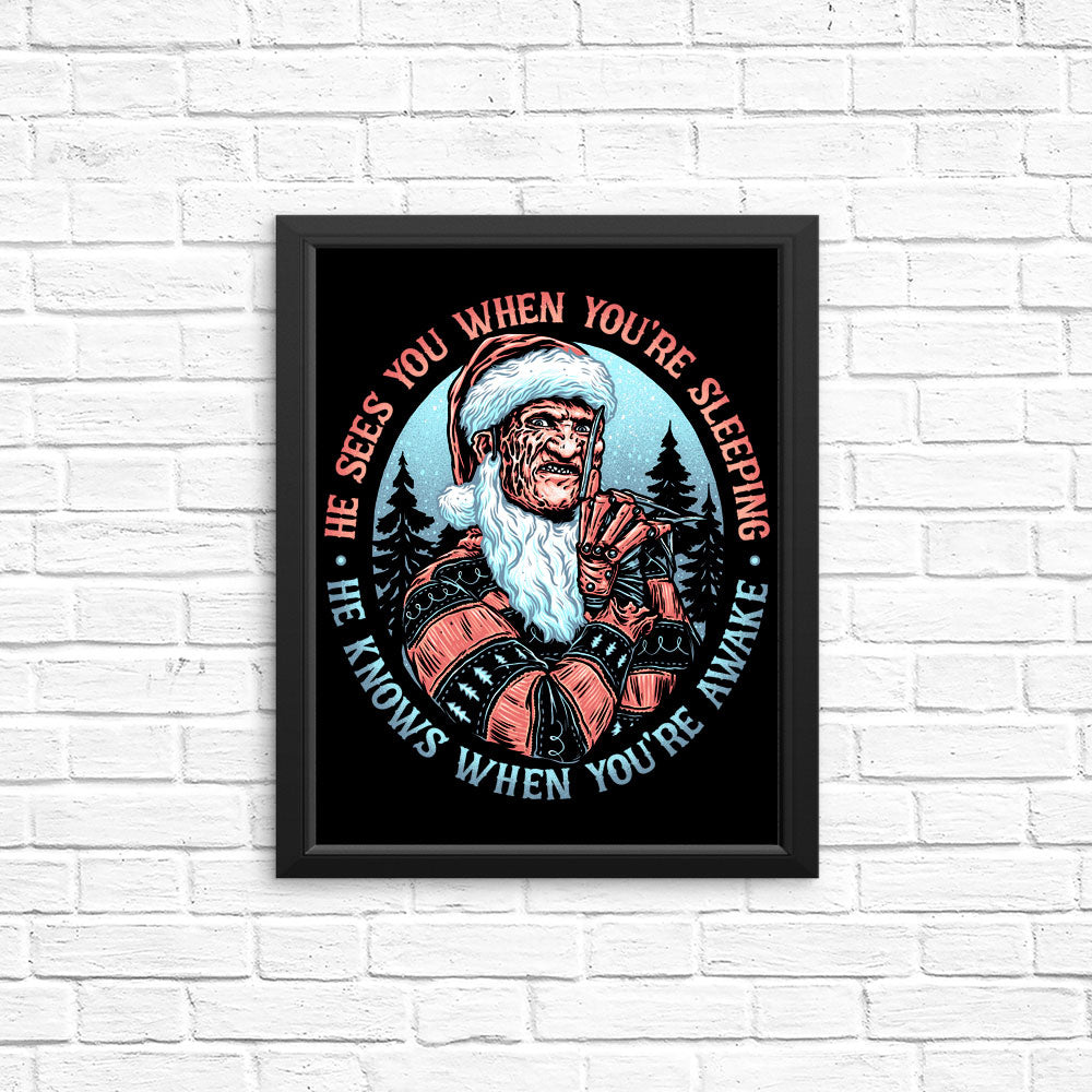 Nightmare Santa - Posters & Prints