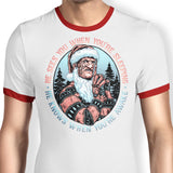 Nightmare Santa - Ringer T-Shirt