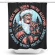 Nightmare Santa - Shower Curtain