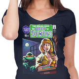 Ninjas from the Deep - Women's V-Neck