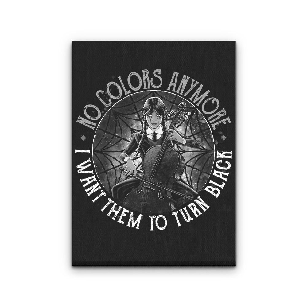 No Colors - Canvas Print