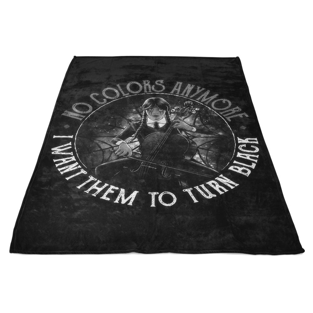 No Colors - Fleece Blanket