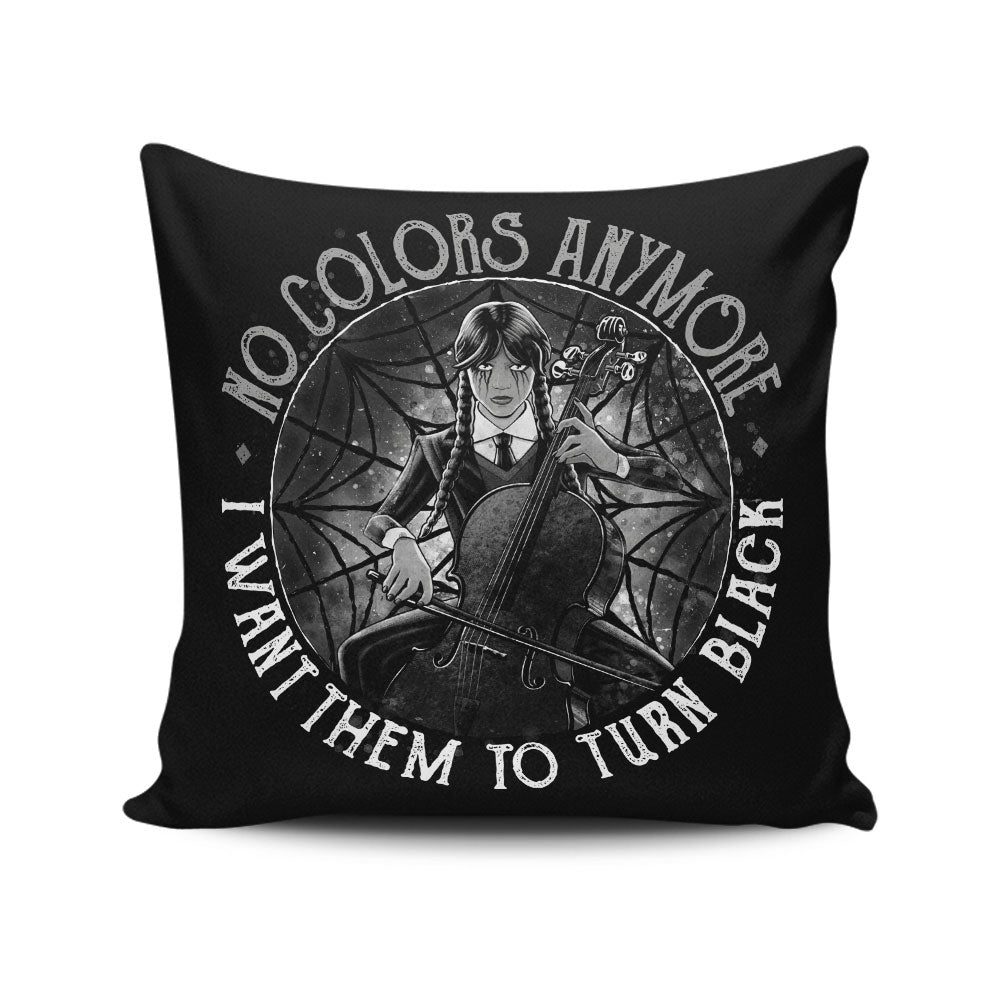 No Colors - Throw Pillow