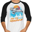 No More Running - 3/4 Sleeve Raglan T-Shirt