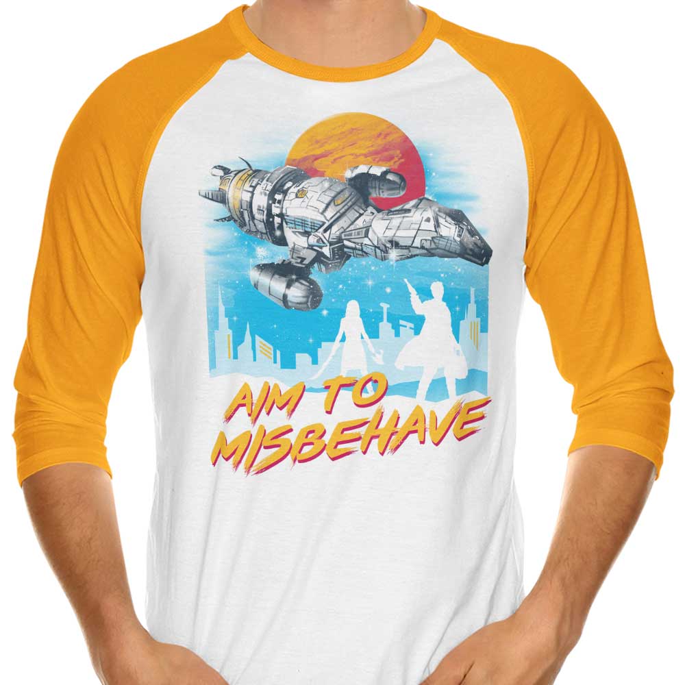 No More Running - 3/4 Sleeve Raglan T-Shirt