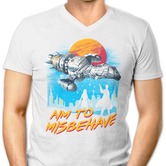 No More Running - Men's V-Neck