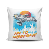 No More Running - Throw Pillow
