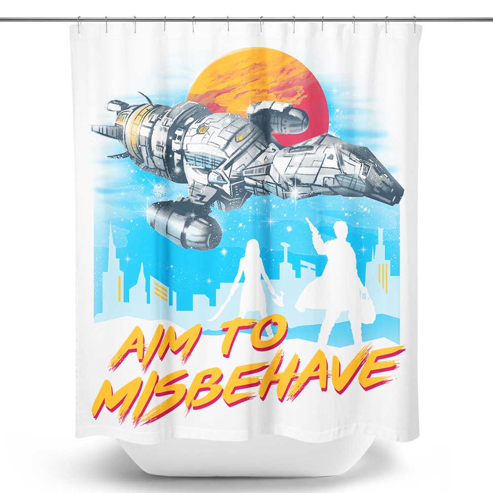 No More Running - Shower Curtain