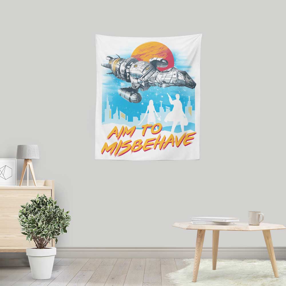 No More Running - Wall Tapestry