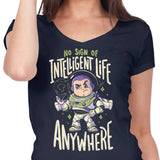 No Sign of Intelligent Life - Women's V-Neck