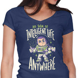 No Sign of Intelligent Life - Women's V-Neck