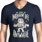 No Sign of Intelligent Life - Men's V-Neck