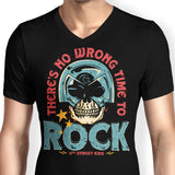 No Wrong Time to Rock - Men's V-Neck