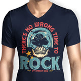 No Wrong Time to Rock - Men's V-Neck