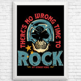 No Wrong Time to Rock - Posters & Prints