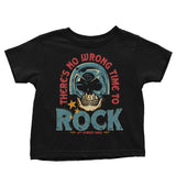 No Wrong Time to Rock - Youth Apparel