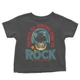 No Wrong Time to Rock - Youth Apparel