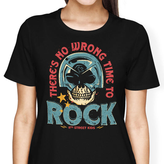 No Wrong Time to Rock - Women's Apparel