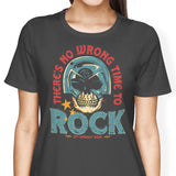 No Wrong Time to Rock - Women's Apparel