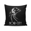 Noir City - Throw Pillow