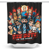 Nonbeliever Pilgrim - Shower Curtain