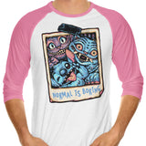 Normal is Boring - 3/4 Sleeve Raglan T-Shirt
