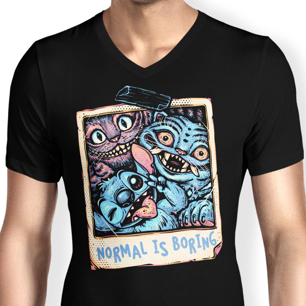 Normal is Boring - Men's V-Neck