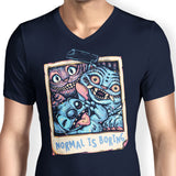 Normal is Boring - Men's V-Neck