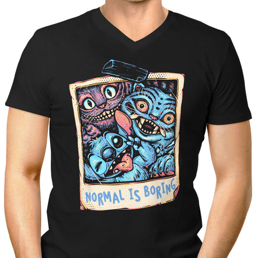 Normal is Boring - Men's V-Neck
