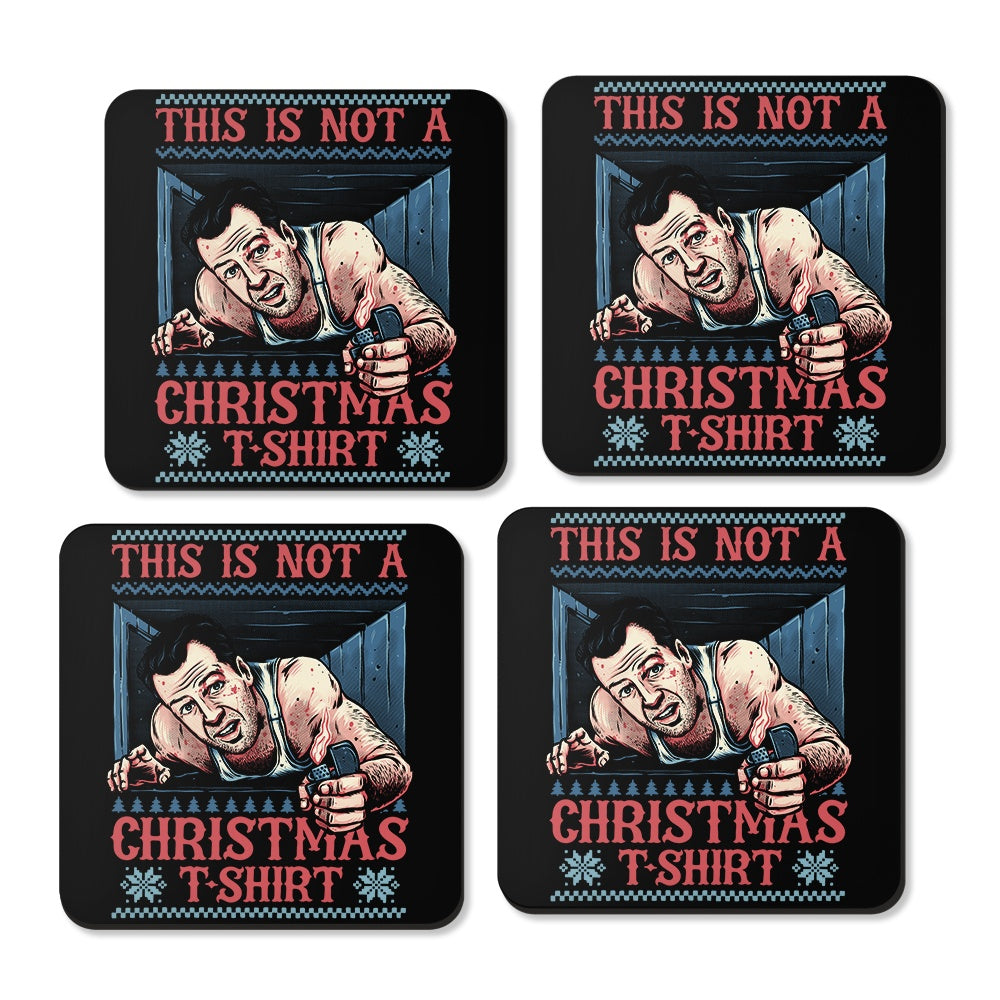 Not a Christmas Shirt - Coasters