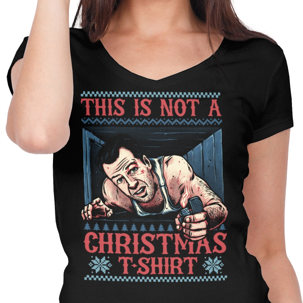 Not a Christmas Shirt - Women's V-Neck