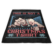 Not a Christmas Shirt - Fleece Blanket