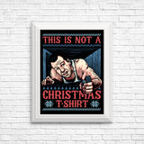 Not a Christmas Shirt - Posters & Prints