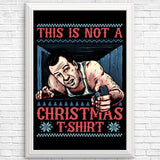 Not a Christmas Shirt - Posters & Prints