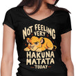Not Feeling It - Women's V-Neck