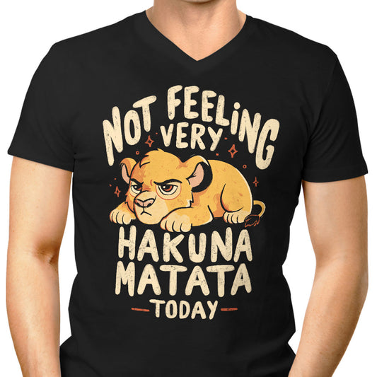 Not Feeling It - Men's V-Neck