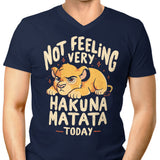Not Feeling It - Men's V-Neck