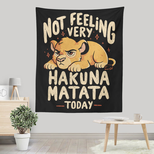 Not Feeling It - Wall Tapestry