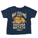 Not Feeling It - Youth Apparel