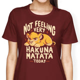 Not Feeling It - Women's Apparel