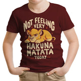 Not Feeling It - Youth Apparel