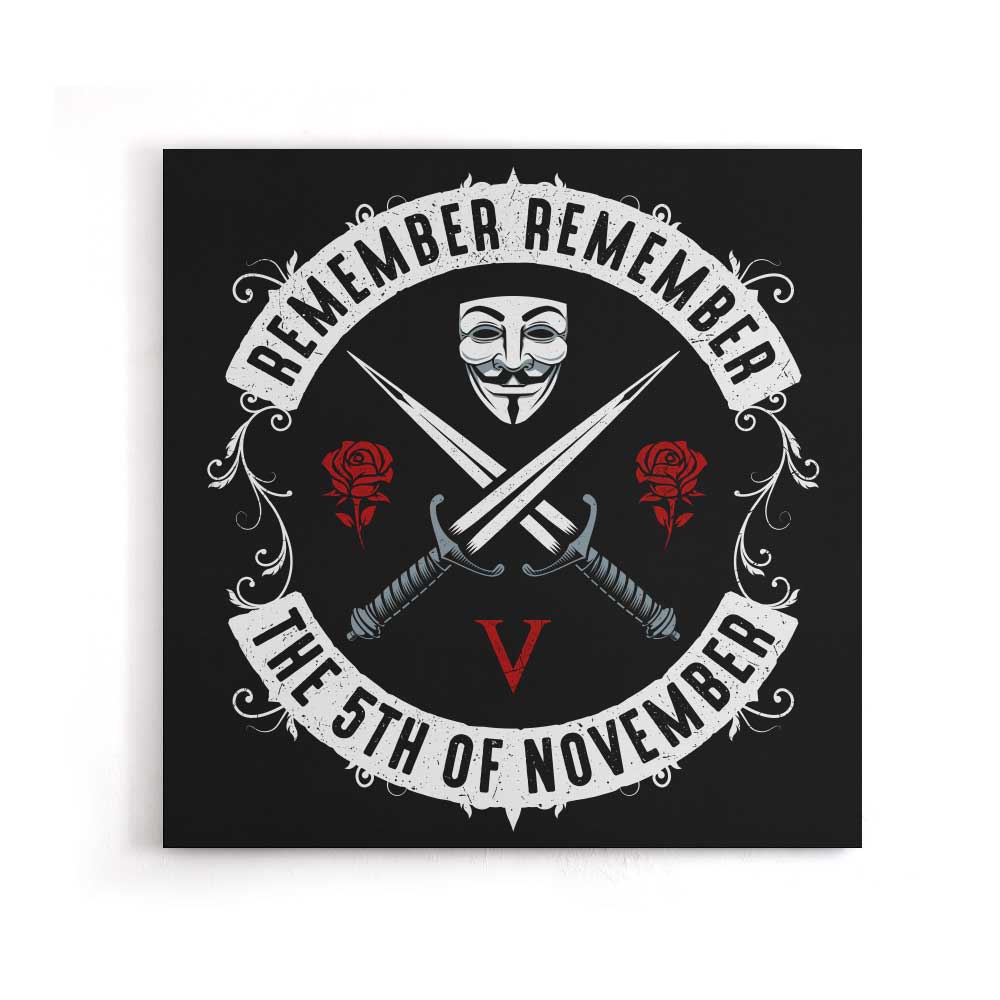 November V - Canvas Print